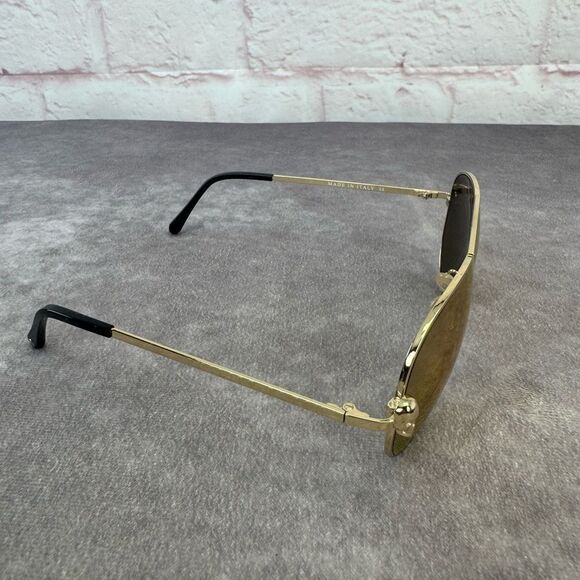 Philipp Plein Gold Aviator Limited Edition Mirrored Sunglasses - Picture 7 of 13